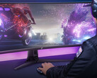 ROG Swift OLED PG49WCD ma zakrzywienie 1800R. (Źródło obrazu: ASUS)