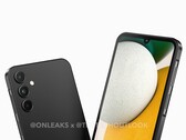 Galaxy A15 opiera się na obecnym języku projektowania Samsunga. (Źródło obrazu: @OnLeaks &amp; The Tech Outlook)