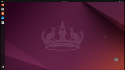 Pulpit GNOME Ubuntu 24.04 bezpośrednio po instalacji (Zdjęcie: Canonical).