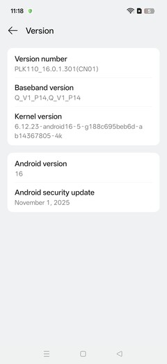 Oprogramowanie OnePlus 13 (ColorOS)