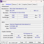 Płyta główna CPU-Z