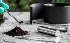 Materiał elektrody z twardego węgla Lignode (zdjęcie: Stora Enso)