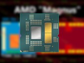 Konsole z serii PS5 i Xbox są wyposażone w różne niestandardowe procesory AMD APU (układ AMD "Raphael" na zdjęciu powyżej). (Źródło zdjęcia: AMD, Moore's Law Is Dead na YouTube, edytowane)