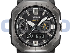 Casio Pro Trek PRW-B1000-1 (na zdjęciu) ma ciemnoszarą ramkę ze stali nierdzewnej i czarną tarczę ze srebrnymi akcentami. (Źródło zdjęcia: Casio - edytowane)