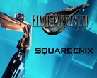 Logo Final Fantasy 7 Remake obok statuetki The Game Awards (źródło zdjęcia: The Game Awards, Square Enix z poprawkami)