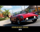 Ekran ładowania Forza Horizon 6 z kompilacją shaderów w tle