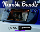 Pakiet IGN Gamescom 2025 wygaśnie 11 września 2025 roku. Na zdjęciu: Steam Deck z grą The Expanse. (Źródło zdjęcia: Notebookcheck i Humble Bundle - edytowane)