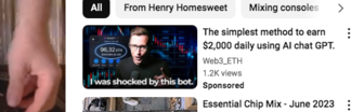 Zazwyczaj filmy te są przesyłane z kanałów YouTube o nazwie "Tommy Web3 Dev" lub "Web3 ETH" lub coś podobnego. (Źródło obrazu: Zrzut ekranu - YouTube / Notebookcheck)
