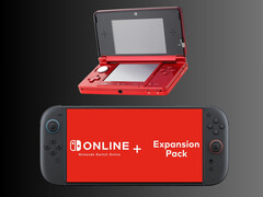 Nintendo 3DS jest pokazane powyżej konsoli Switch 2 (źródło obrazu: Nintendo of America, Amazon z poprawkami)