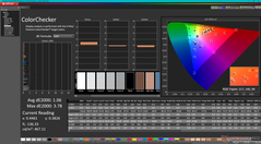 ColorChecker przed kalibracją