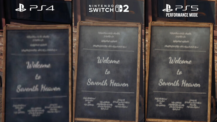 Największą zaletą Final Fantasy VII Remake Intergrade na Switch 2 vs PS4 jest wykorzystanie tekstur o wyższej rozdzielczości z wersji PS5... dla niektórych, ale nie wszystkich zasobów. DLSS nadal oferuje dobrą ogólną jakość przeskalowanego obr