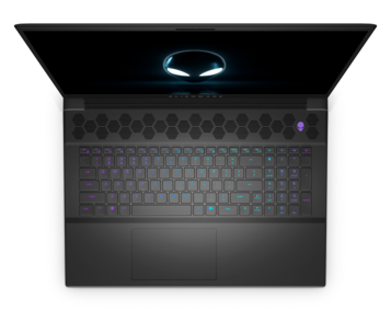 Alienware m18 - klawiatura. (Źródło obrazu: Dell)