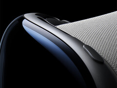 Następny Apple Vision Pro zachowa ten sam ogólny wygląd, co istniejący model, ten ostatni na zdjęciu. (Źródło zdjęcia: Apple)