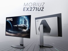 BenQ EX271UZ z panelem QD-OLED czwartej generacji, HDR400, częstotliwością odświeżania 240 Hz i zoptymalizowanymi trybami kolorów dla ponad 120 gier AAA. (Źródło obrazu: BenQ)
