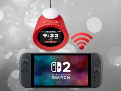 Zegar dźwiękowy Nintendo Alarmo podłączony do Switch 2 (źródło obrazu: Nintendo of America z poprawkami)