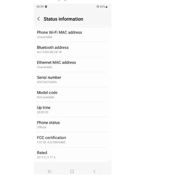 Więcej "Galaxy A54" specyfikacja wyciekła poprzez plik FCC. (Źródło: FCC)