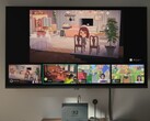 Switch 2 GameChat wyświetlany na telewizorze