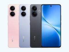 Vivo V60 Lite 5G w trzech dostępnych kolorach - Vitality Pink, Titanium Mist Blue i Radiant Night Black (źródło zdjęcia: Vivo)