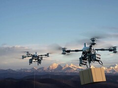 FlyCart 100: Dron do ciężkich ładunków. (Źródło obrazu: DJI)