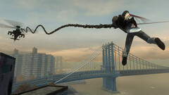 Ta klasyczna gra z 2009 roku może wkrótce doczekać się remastera. Zrzut ekranu z bohaterem gry przelatującym nad mostem (źródło obrazu: Steam)