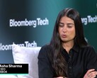 Asha Sharma podczas wywiadu dla Bloomberg Tech.