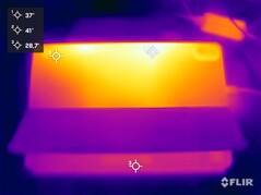 Test naprężeń temperatury powierzchni (tył)