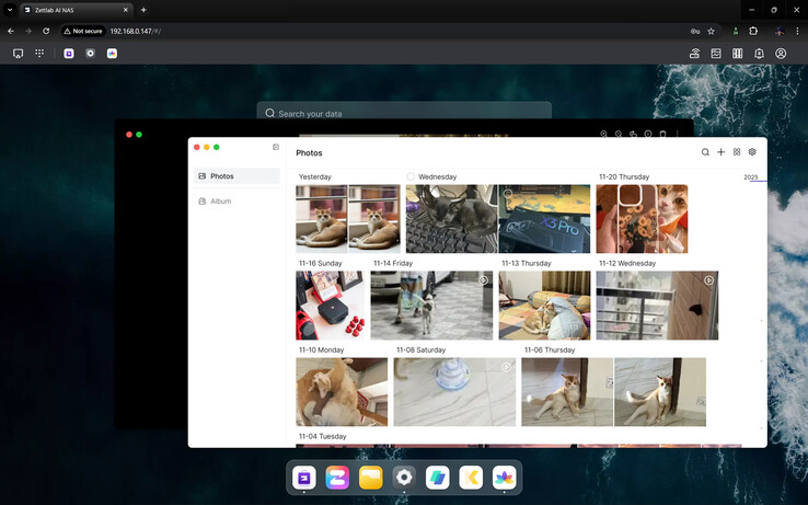 Dostęp do kopii zapasowej nośnika z poziomu interfejsu internetowego