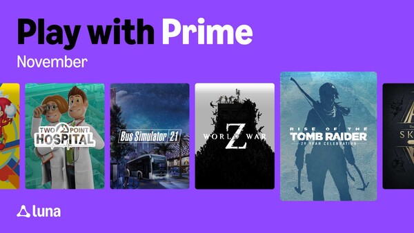Amazon Prime i Luna ponownie oferują członkom Prime dodatkowe gry w listopadzie. (Źródło zdjęcia: Amazon)