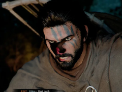 Główny bohater Crimson Desert, Kliff, pokazuje błąd wizualny na komputerze PC z procesorem graficznym Intel Arc B580