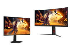 Modele Agon CU34G4Z i Agon 25G4SXU są wprowadzane na rynek jednocześnie. (Źródło zdjęcia: AOC - edytowane)