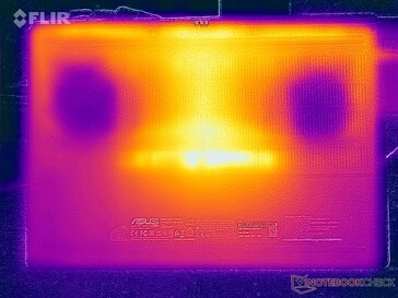 Test naprężeń temperatury powierzchni (dół)