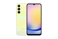 Galaxy A25 5G w żółtym wykończeniu. (Źródło zdjęcia: Digitec)