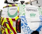 Specjalnie zaprojektowany pojazd elektryczny Openreach oznaczający 5000. elektryczną furgonetkę firmy na drogach w Wielkiej Brytanii (źródło zdjęcia: Openreach)