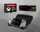 Przedstawiono akcesoria Asus ROG Ally (źródło obrazu: Sandisk, Seagate, Asus z poprawkami)