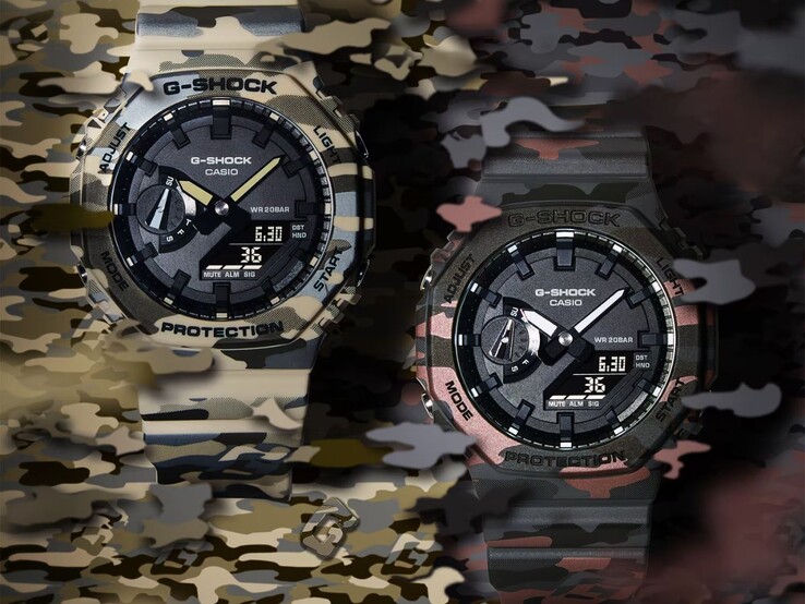 Zegarki Casio G-Shock w kamuflażu