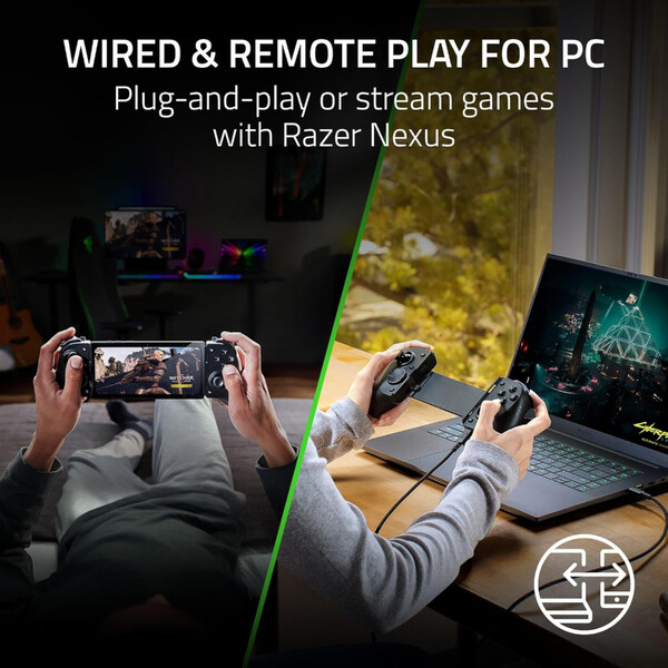 Zarówno Razer Kishi V3 Pro, jak i Kishi Ultra mogą być używane jako kontroler bezprzewodowy z komputerem PC. Niestety, nie działają one z komputerami Mac. (Źródło obrazu: Razer)