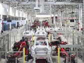 Tesla Giga Shanghai wstrzymuje produkcję Modelu Y, aby zainstalować aktualizacje (źródło obrazu: Tesla na Weibo)