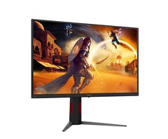 27-calowy monitor do gier AOC Q27G4SMN wyposażono w wyświetlacz mini LED o częstotliwości odświeżania 300 Hz i szczytowej jasności HDR na poziomie 1200 nitów. (Źródło obrazu: DisplaySpecifications)