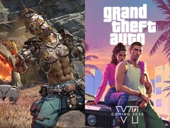 Borderlands 4 (po lewej) ukaże się 12 września, a GTA 6 (po prawej) nie ma jeszcze dokładnej daty premiery. (Źródło zdjęcia: Steam i Take-Two, edytowane)