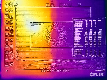 Front temperatur powierzchniowych (test warunków skrajnych)