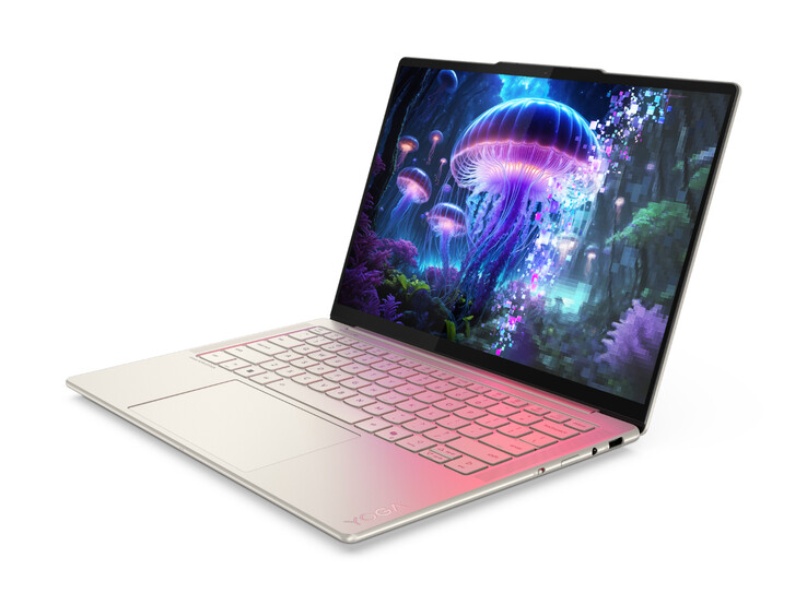 Yoga Slim 7i Aura Edition - Seashell. (Źródło zdjęcia: Lenovo)