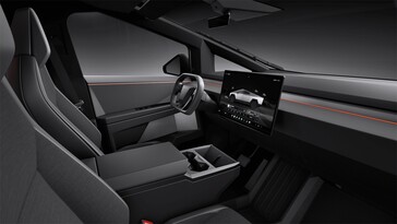 2026 Cybertruck AWD wnętrze.