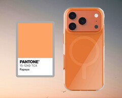 Apple iPhone 17 Pro będzie również oferowany w kolorze pomarańczowym. (Źródło zdjęcia: @MysteryLupin / Pantone, edytowane)