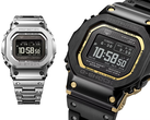 Casio GMW-BZ5000D-1 (po lewej) i GMW-BZ5000BD-1 (po prawej), na białym tle. (Źródło zdjęcia: Casio UK - edytowane)
