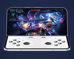 Android Wersja 17 wprowadza tryb gry dla telefonów składanych, w którym wyświetlany jest wirtualny gamepad.