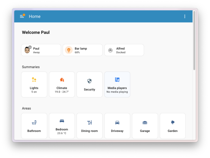Nowy pulpit nawigacyjny Home Assistant. (Źródło obrazu: Home Assistant)