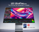 LG UltraFine 32U990A łączy rozdzielczość 6K z dwoma portami Thunderbolt 5. (Źródło zdjęcia: LG)