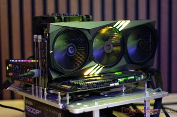 MSI GeForce RTX 4060 Ti Gaming X Trio 8G podczas naszego testu emisji hałasu