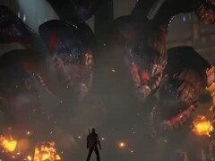 Zrzut ekranu z wersji demonstracyjnej gry Scalebound zaprezentowanej podczas targów Gamescom 2015