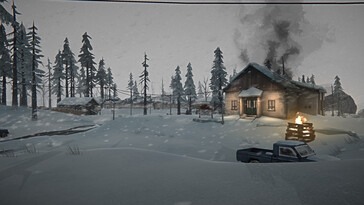 Obraz przedstawiający dom w The Long Dark.